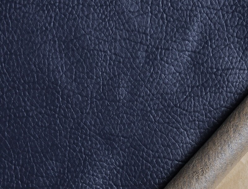 50x138cm Large Leather Patch Self Adhesive Stick Free Iron Sofa Car Seat Restoration Refurbished Leather Fabric Sticker Patch: navy blue