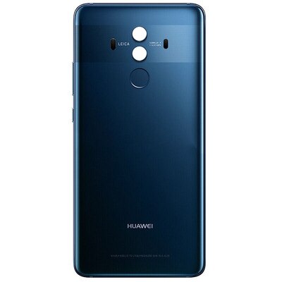 Original huawei companheiro 10 pro habitação bateria de vidro volta capa traseira porta caso peça substituição com moldura lente + ferramentas gratuitas: blue NO Lens