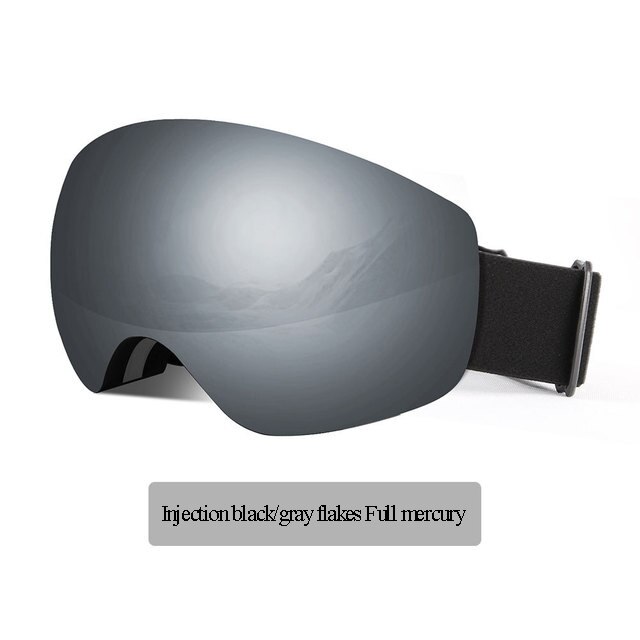 Masque De Ski Double Couche Anti-buée UV400 Pour Homme Et Femme - Avec Housse