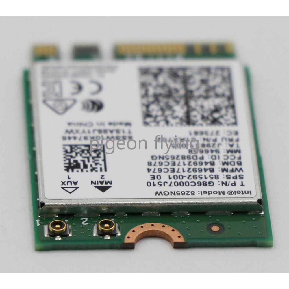 8265NGW for Thinkpad T570 T470 T470S T470p T480 T480s T580 WIFI module with Bluetooth 4.1 FRU 01AX702 01AX751 P/N: G86C0007J510
