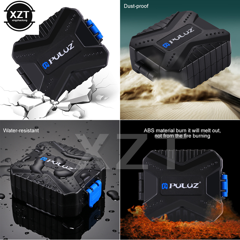 11 in 1 Micro SD Memory Card Case Holder Waterproof Storage Box Protector for 3 SIM + 2 XQD + 2 CF + 2 TF + 2 SD Card