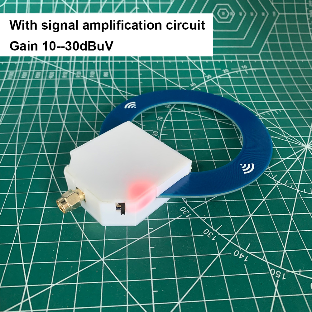 9,9 KHz-181 MHz Breitbandantenne, kreisförmige Breitbandantenne, kleiner Ring-BB-Antenne für Malachit-SDR-Empfänger, TEF6686-Empfänger