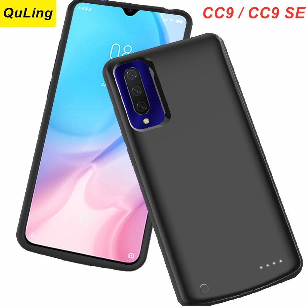 Quling 6500 Mah Voor Xiaomi Mi CC9 Batterij Case CC9 Se Batterij Oplader Bank Power Case Voor Xiaomi Mi CC9 se Batterij Case