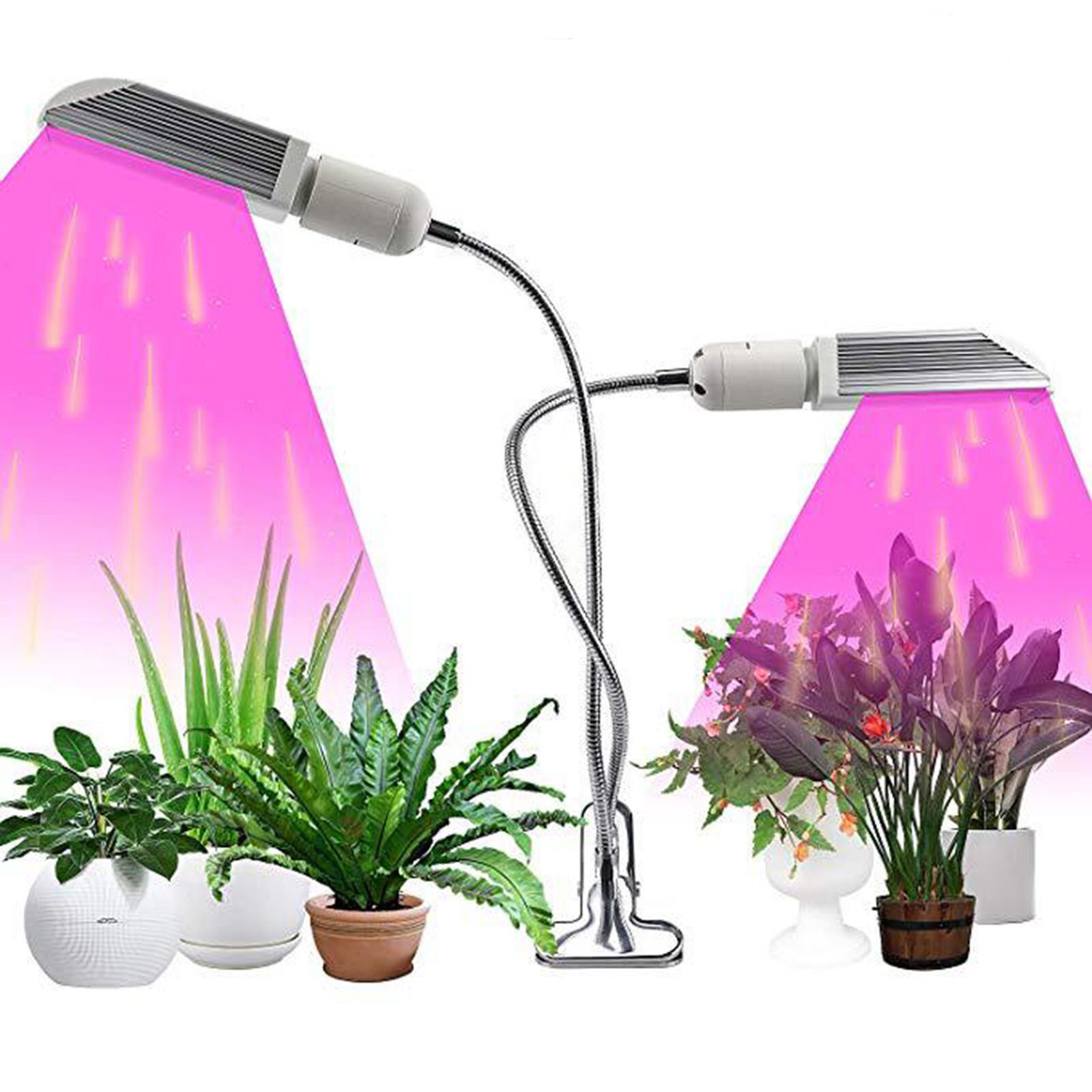 40# 25w 48-led Color Plant Bulb Hydroponic Vegetable Flower Full Of Sunshine Heating Quilts Light Garden Plant Growing Accessory
