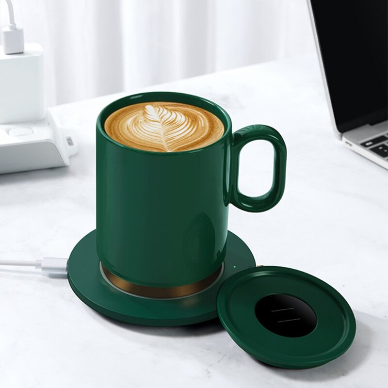 Coffee Cup Warmer with LED Digital Temperature Range Cup for Office Desk Use Suitable for gifting to friends or family