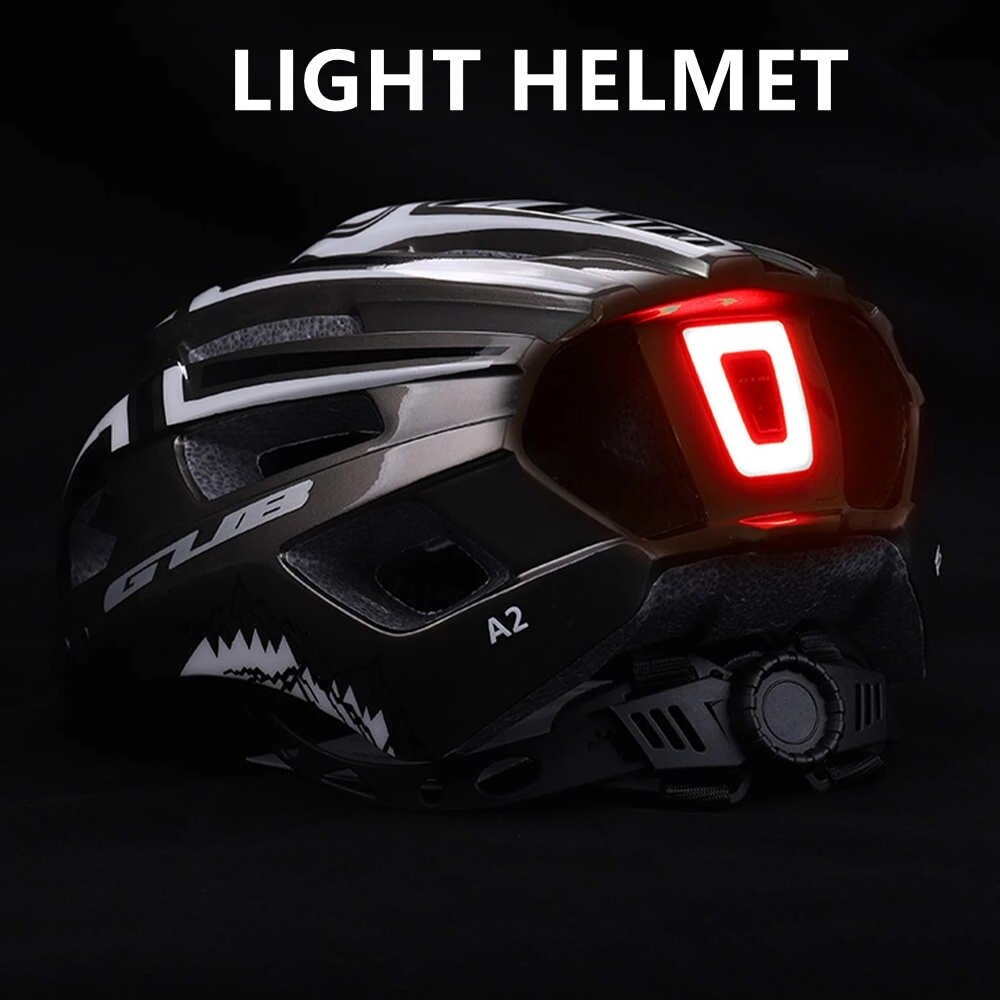 NEUE Fahrrad Helm LED Licht Wiederaufladbare Intergrally-geformt Radfahren Helm Berg Straße Fahrrad Helm Sport Sicher Hütte Für Mann