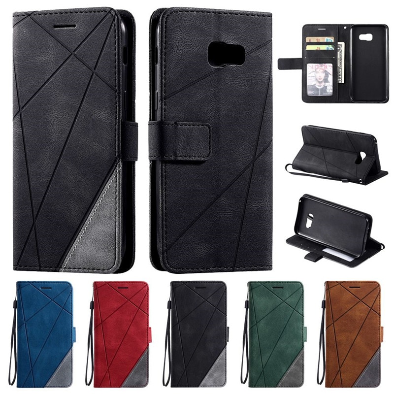Leren hoesje voor coque samsung galaxy  a5 hoesje portemonnee flip cover voor fundas samsung  a5 a520 telefoonhoesjes etui