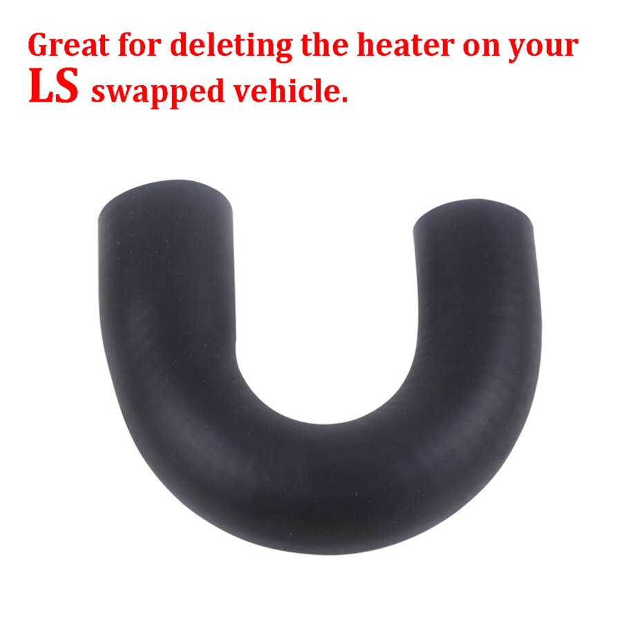 LS Heater Core Delete Bypass Coolant Crossover Hose For LS1 LSX LS2 LS3 LQ4 LQ9