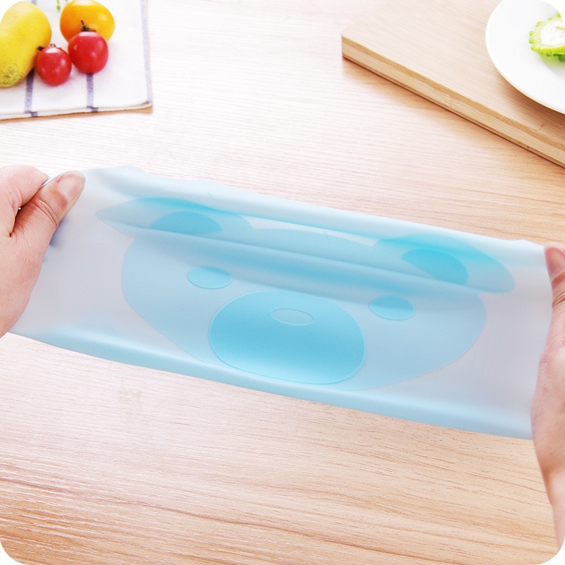 Multi-functional Silicone Saran Wrap Reusable Cling Film Refrigerator Food Storage Cover Kitchen Vacuum Lid Sealer Kitchen Tools