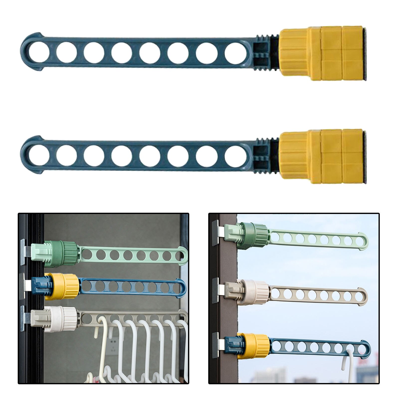 Window Frame Clothes Hanging Rack Portable Indoor ... – Vicedeal