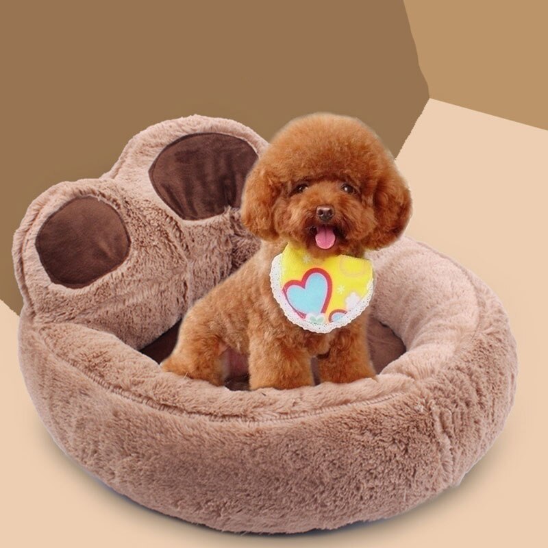Cama cálida para mascotas, nido de Material suave para perros y gatos, sofá para cachorro, accesorios para invierno