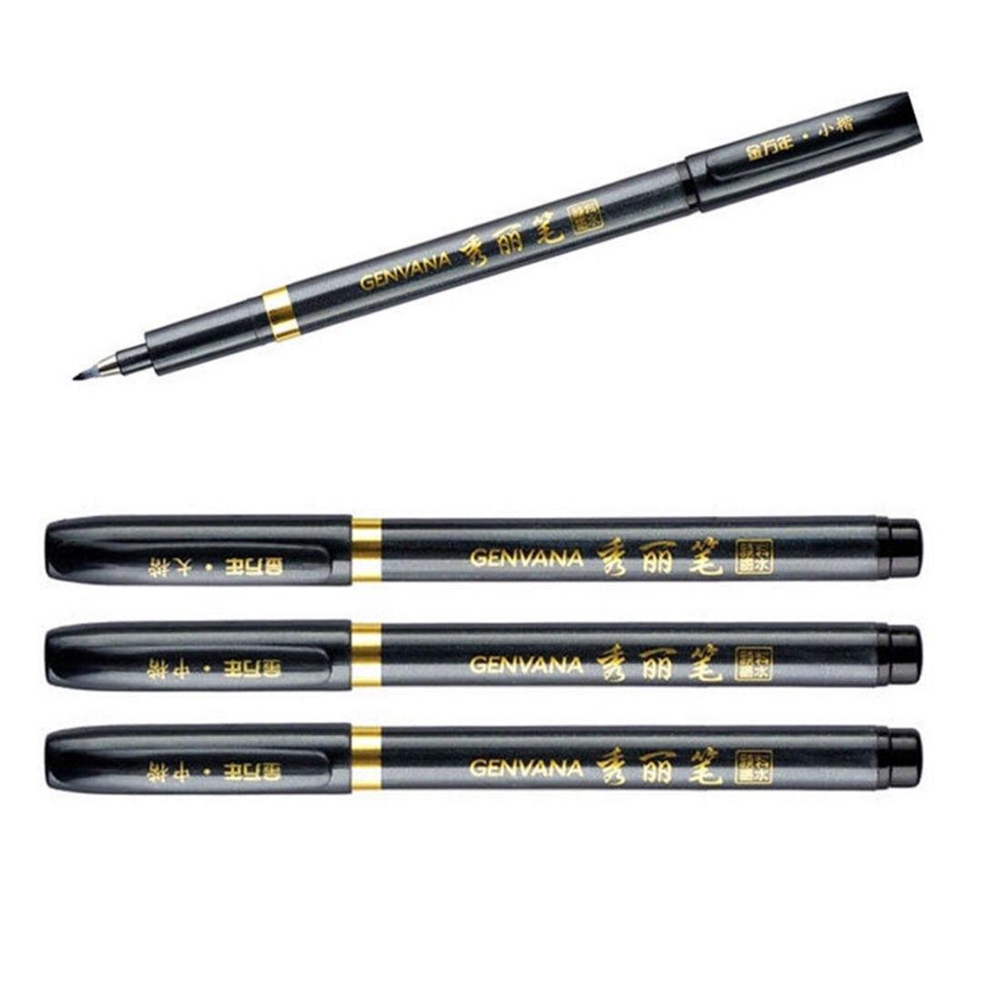 3pcs/Set Chinese Japanese Calligraphy Writing Art Painting Tool Brush Pen