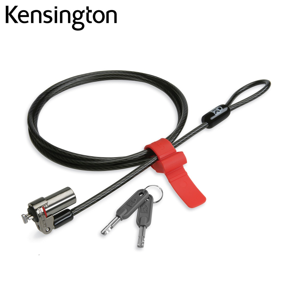 Kensington Original Ultra-Thin Keyed Laptop Lock Highest Security Level with 1.5m Steel Cable Anti-Theft for Ultrabook K64590
