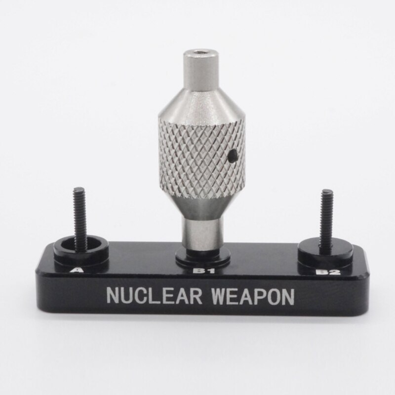 DIY Guide Wheel Instal Disassembly Bearing Tool for Tamiya Mini 4WD RC Car Model Aluminum Alloy Race Refit Accessories: Black
