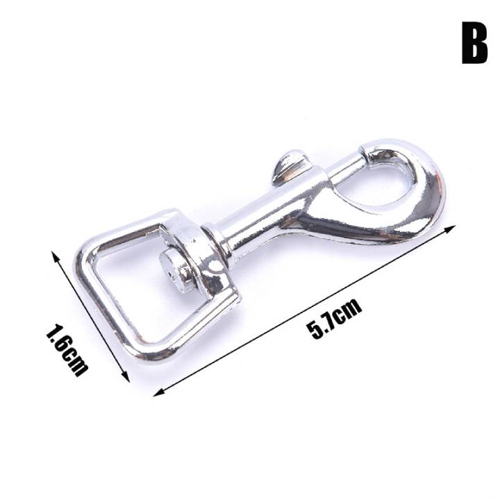 65mm/70mm/80mm/90mm/100mm/120mm Stainless Steel Bolt Snap Hook Clip Diving Singel Hook BCD Accessories Tools: Blue