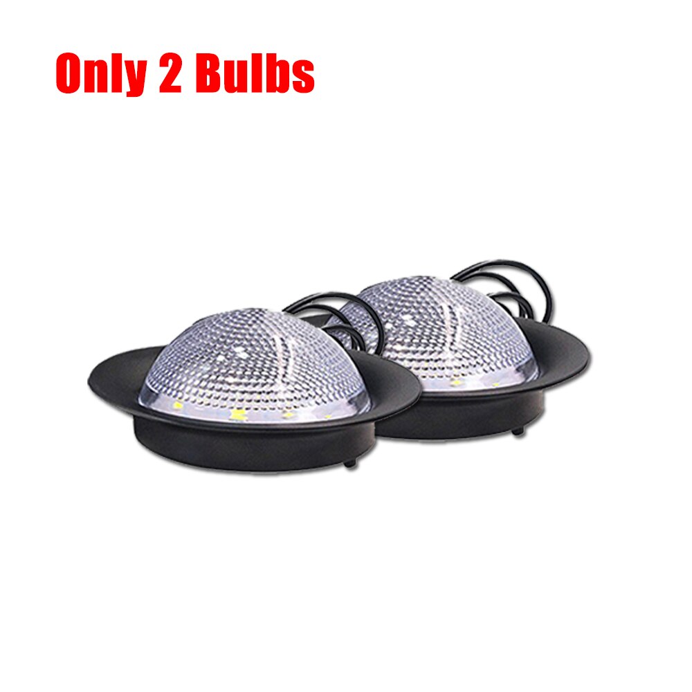 Generador Solar portátil para exteriores, sistema de energía Solar recargable de 6V con linterna, fuente de alimentación de emergencia para iluminación y Camping: Only 2 Bulbs