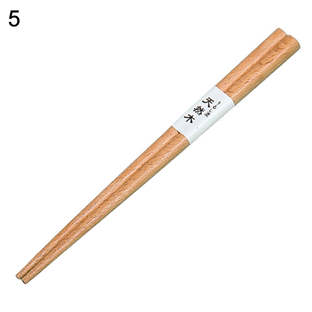 1 Pair Japanese Food Chop Stick Travel Baguettes Portable Reusable Non-slip Wooden Chopsticks Tableware Sushi Hashi Tools: 5 18cm