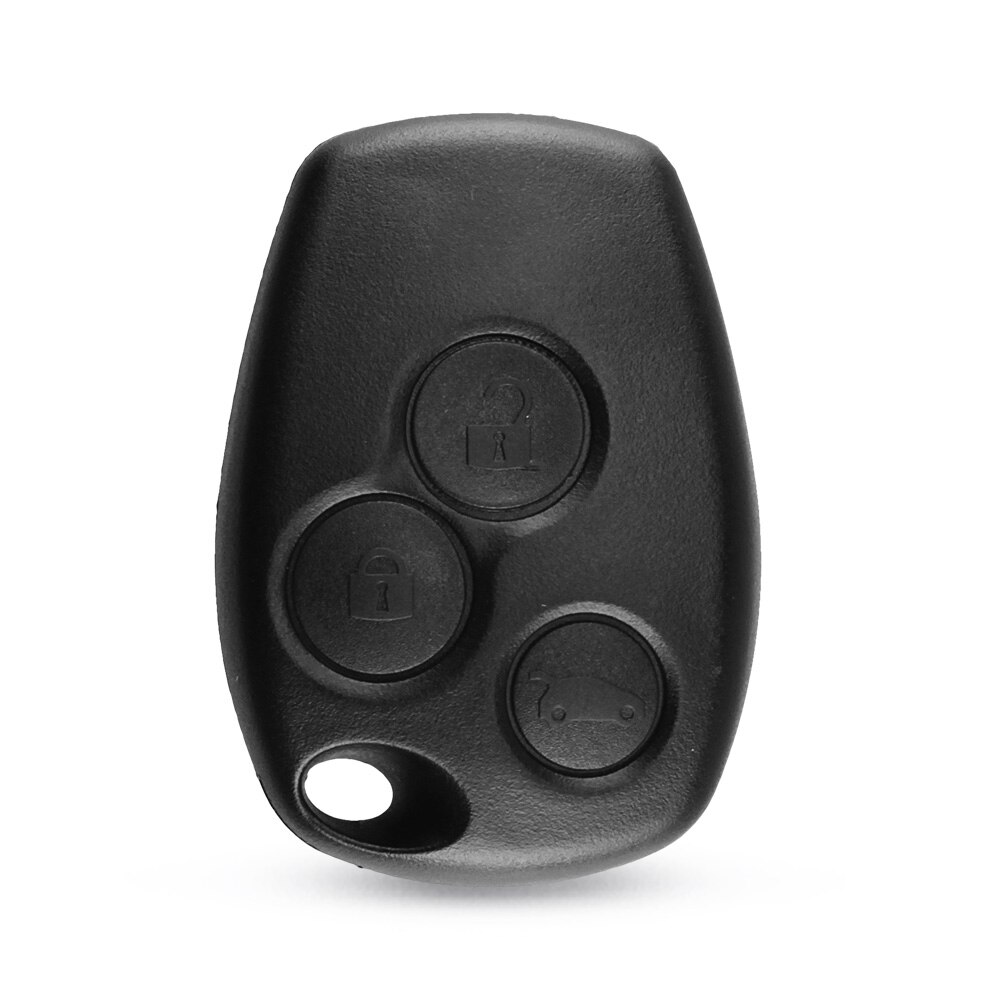 KEYYOU 3 Tasten Ersatz Auto Schlüssel Shell für Renault Logan Sandero Clio Fluence Vivaro Master Verkehrs Schlüssel Fall Ohne Klinge.