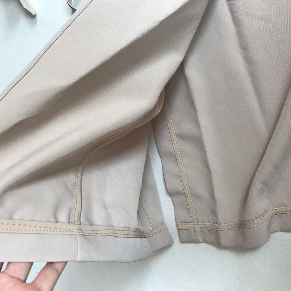 Casaco longo feminino com gola harajuku, trincheira verde do exército, primavera 2019