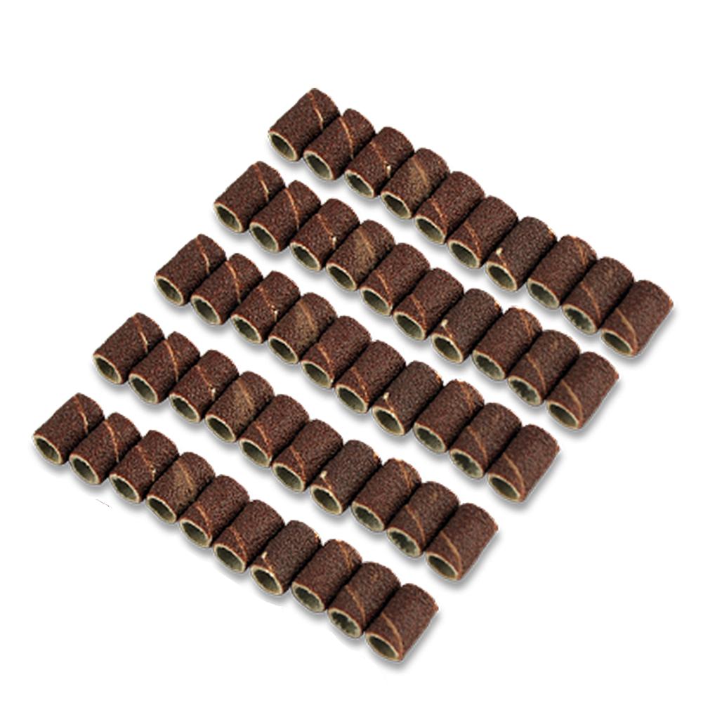 50 stuks schuurbanden, hulzen, elektrisch polijstschuurpapier, cirkelschuurmachine, nagelkunstboor, vijl, salontips, gereedschap, dremelaccessoires