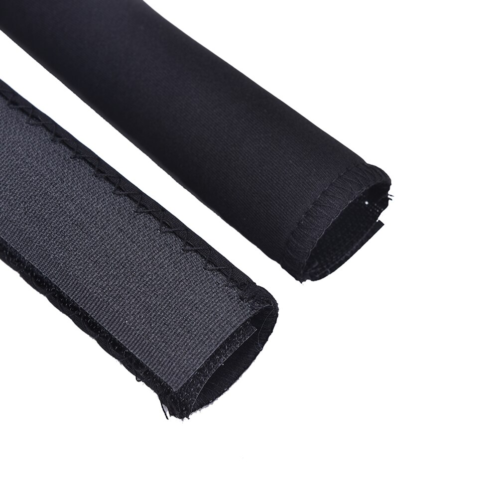 2Stck Schwarz Abdeckung Schutz Fahrrad Radfahren Kette Rahmen Protektoren Rohr wickeln