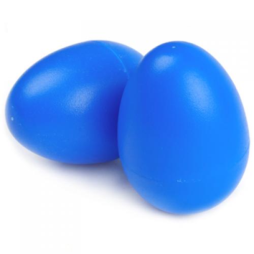 2X2 Stuks Percussie Blauw Ei Shakers Maracas Ritme Kids Musical Speelgoed