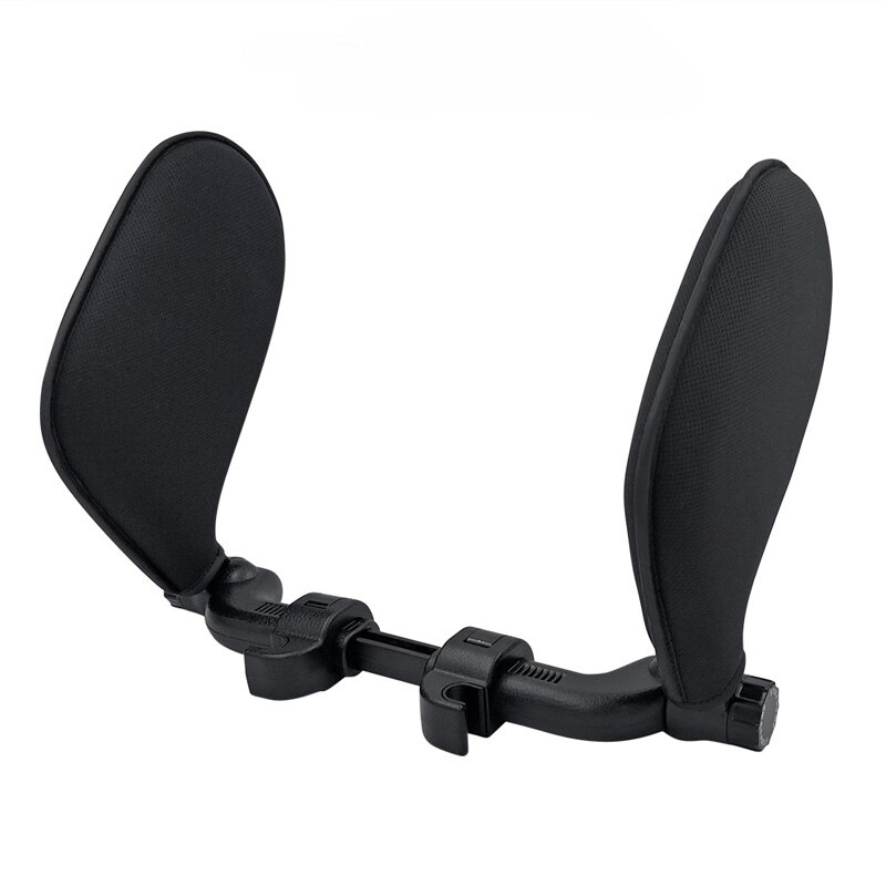 Autostoel Hoofdsteun Reizen Rest Nekkussen Ondersteuning Oplossing Voor Kinderen En Volwassenen Kinderen Auto Seat Hoofd Kussen Auto kussen: Black Mesh Cloth