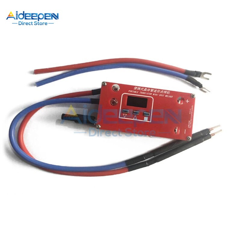DC 12V Portable DIY Mini Spot Welders Machine With LCD Display Automatic Touch Welding Mode For 18650 Battery Super Capcitor