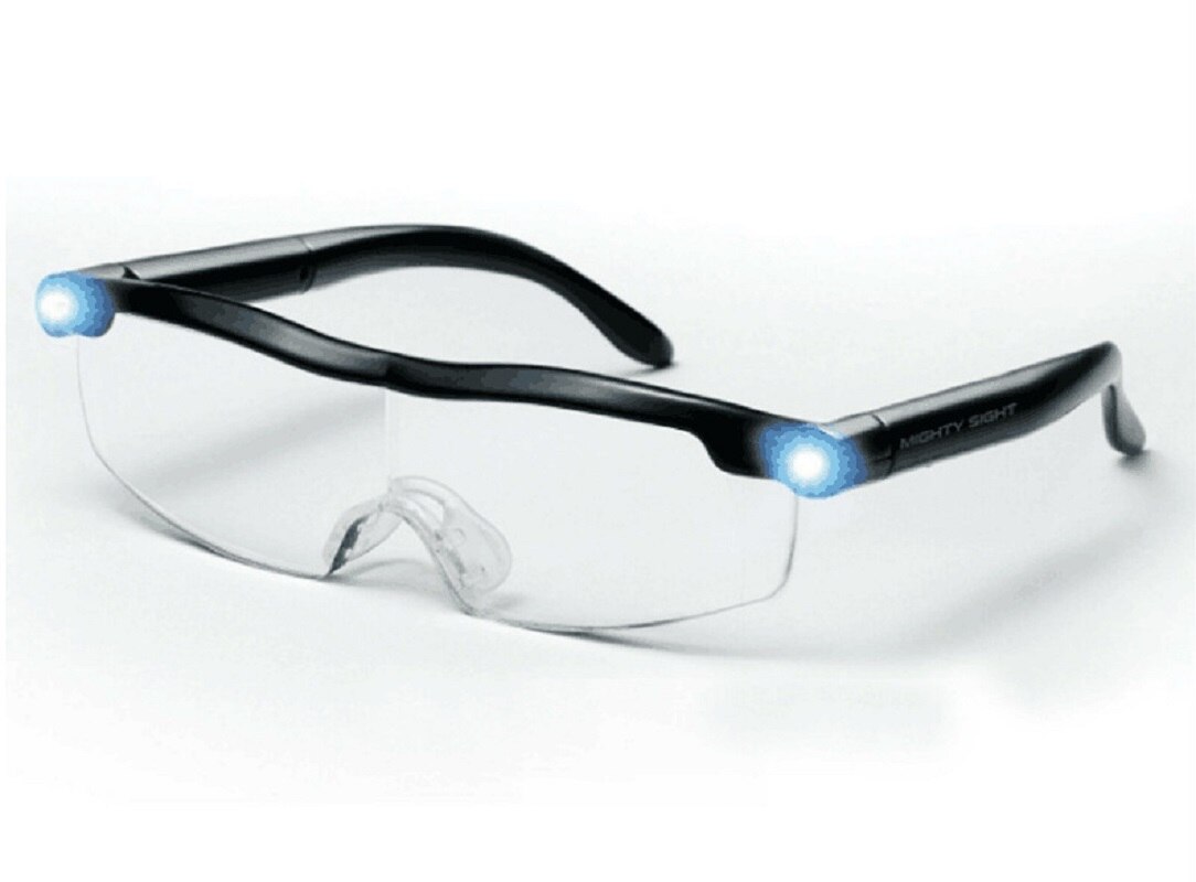 1,6 x lupe gläser Große Vision Lesebrille Mit LED Licht Brillen Schauspiel Dioptrien Lupe