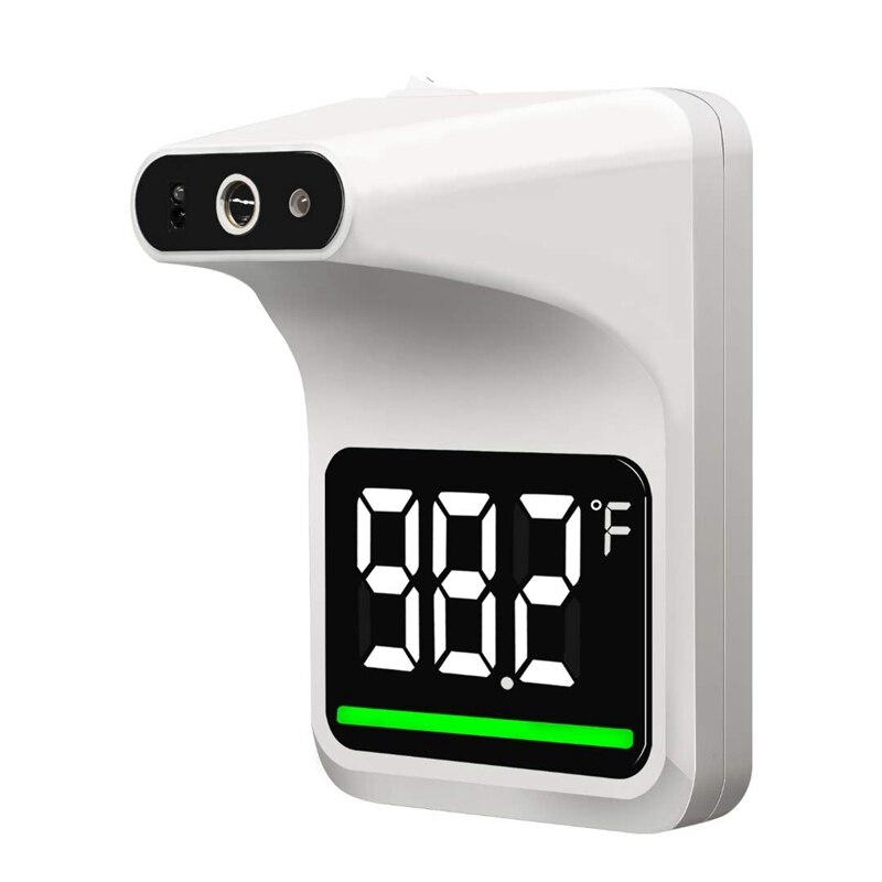 Wall-Mounted Thermometer,Infrared Forehead/Body Temperature Scanner,No-Contact/with Fever Alarm for School Office