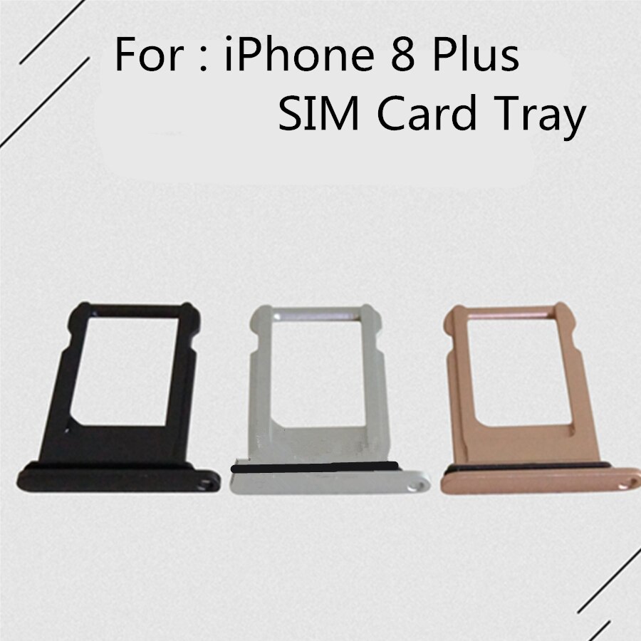 Voor Iphone 8 Plus Nano Sim-kaart Houder Lade Slot Vervanging Adapter Sim-kaart Lade Houder Socket Apple Accessoires Gereedschap