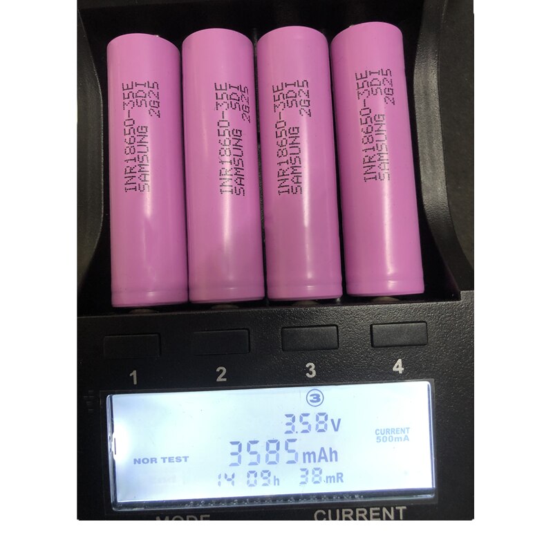 20pcs 100% Original For Samsung 18650 3500mAh 20A discharge INR18650 35E 3500mAh 18650 Li-ion battery 3.7v Rechargeable battery