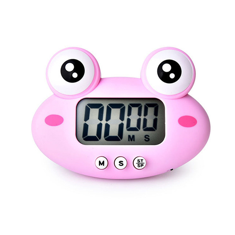 Timer digitale per bambini studio Cucina Conto alla rovescia Sveglia Timer da studio per bambini Simpatici animali Timer Cucina gadget da cucina Regalo Nuovo: Grigio