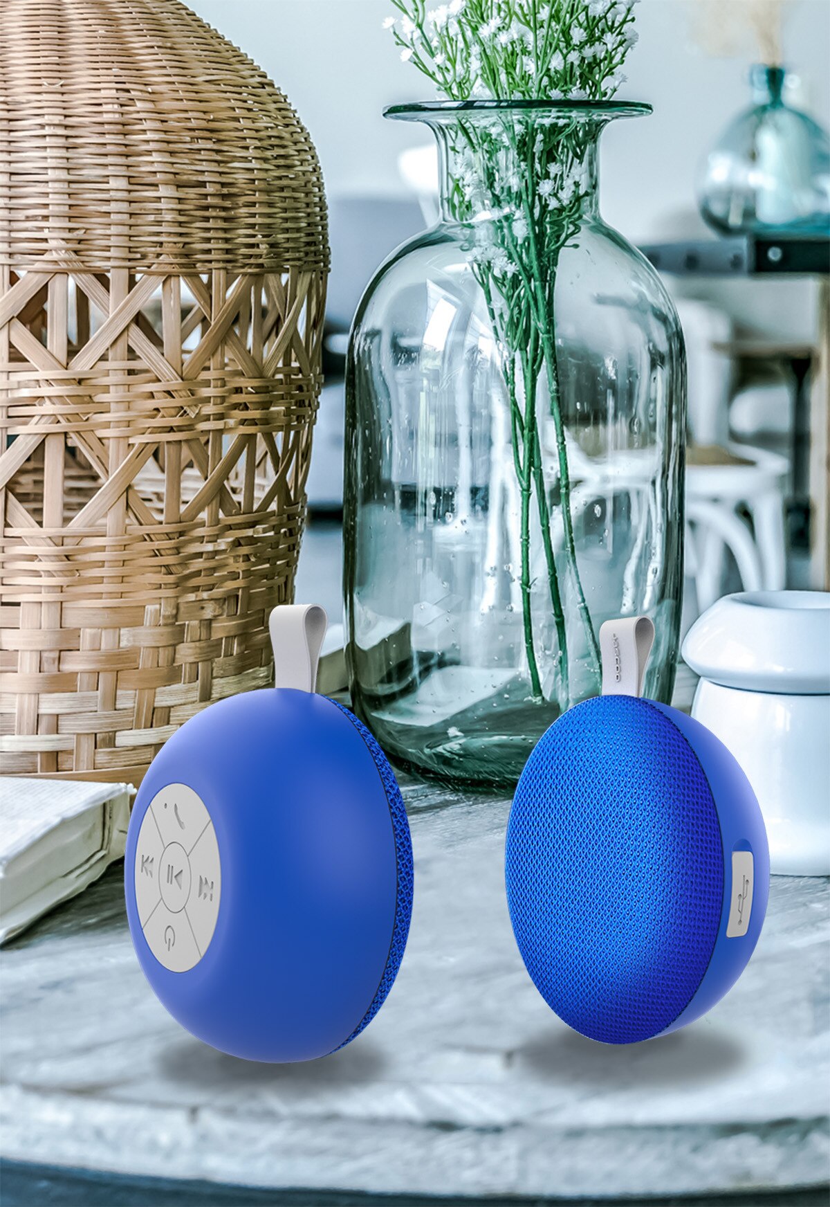 Bærbar mini stoff bluetooth høyttaler høyt volum trådløs hifi bluetooth høyttaler for utendørs sport fotturer camping