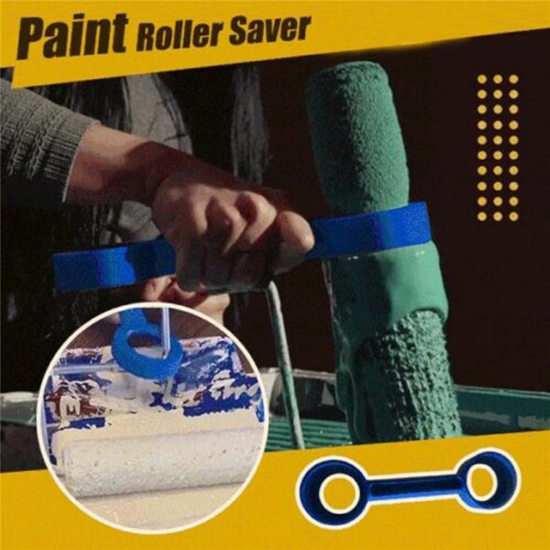 Paint Roller Cleaner Round Scraper Quick Easy Clean Tools Paint Roller Saver Spinner Brush Cleaner Paint Brush Scraper