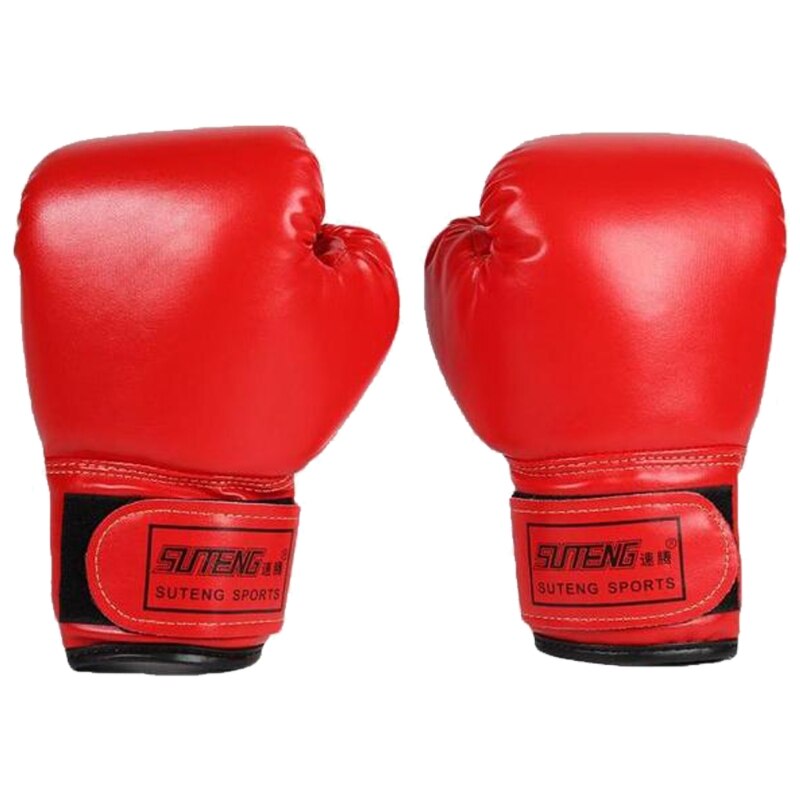N0HA 3-10 Yrs Sparring Punching Gloves Boxing Gloves Training Gloves Welterweight Kickboxing Bag Gloves for Boys Girls: red