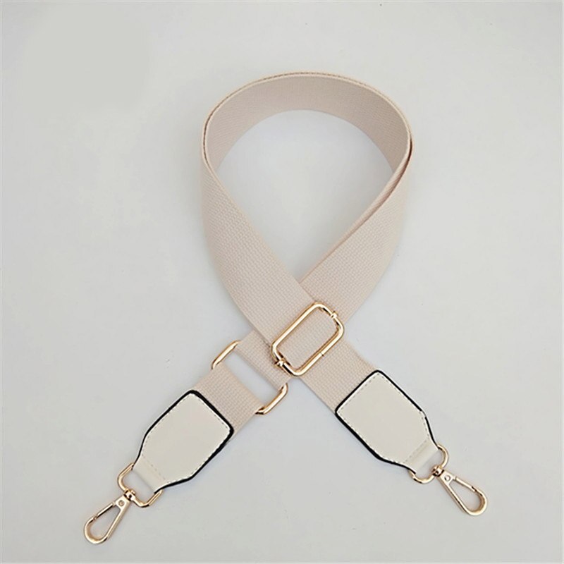Nylon And Cotton Leather DIY Bag Strap Women For Crossbody Shoulder Bag Handbag Accessories Replacement Belts Straps: white