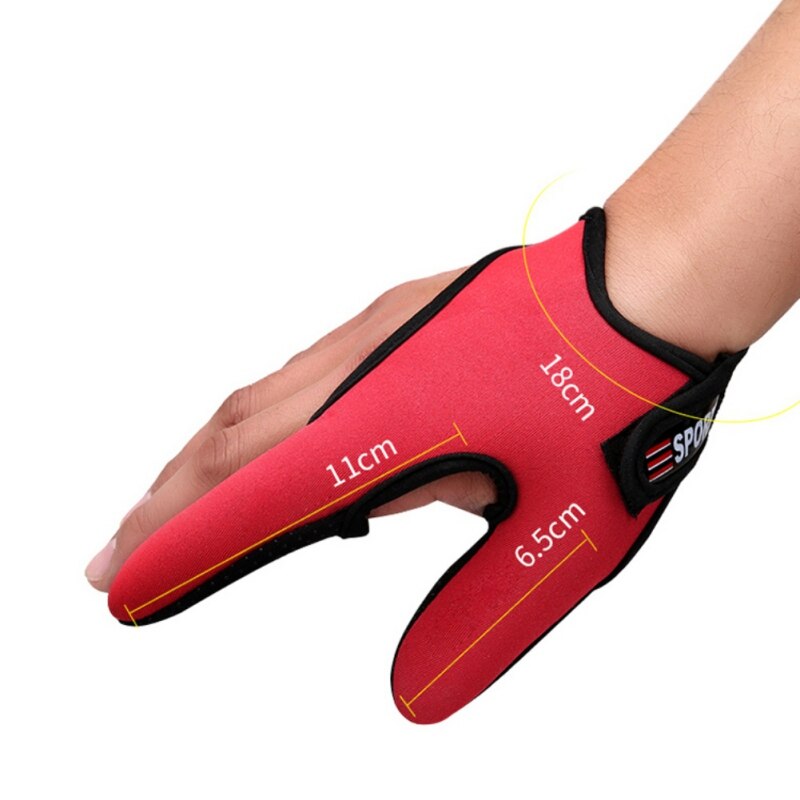 2 Finger Handschuhe Angeln draussen Atmungsaktive Anti-Unterhose Daumen Index Finger Handschuhe Angeln Finger Schutz Werkzeug Zubehör. //