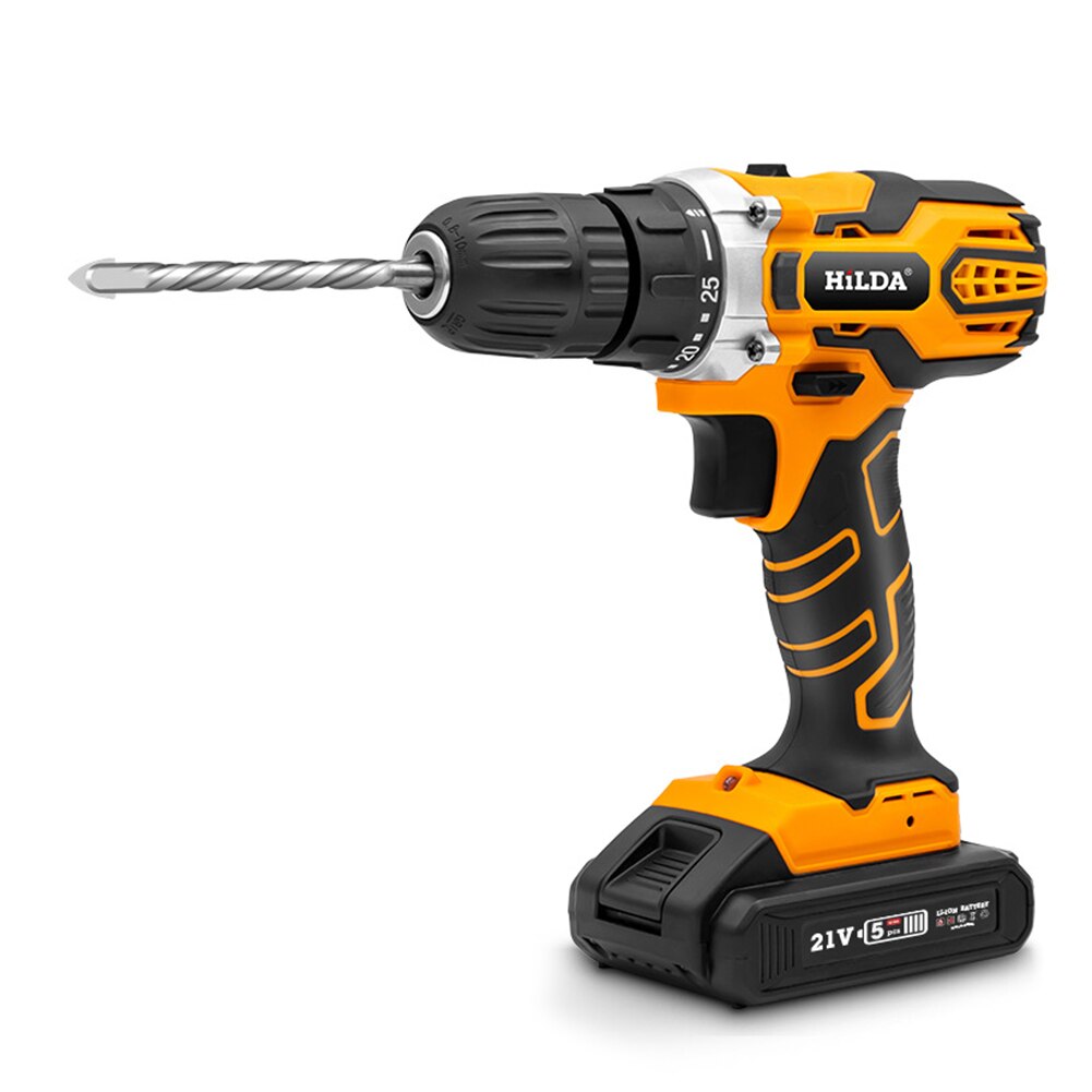 Multifunctional Portable Impact Cordless Drill 25NM Torque Electric Screwdriver Hand Drill with Battery Wireless Power Tools