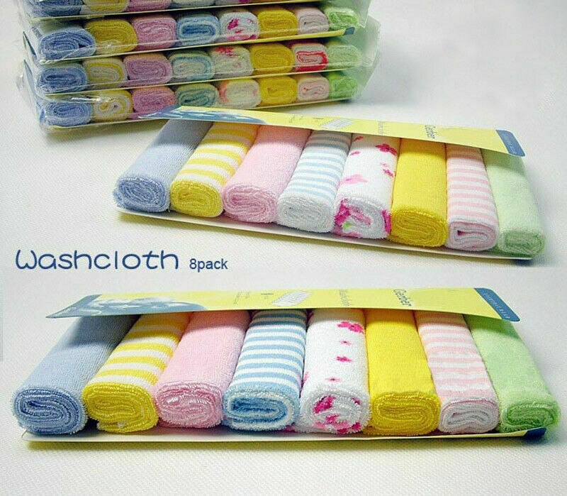 Imcute 8 pçs do bebê menino menina toalha conjunto toalha toalha de banho toalha alimentação limpeza babadores saliva bandana crianças acessórios
