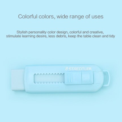 1pcs Germany STAEDTLER Push-pull Eraser Erase Clean Safety and Environmental Protection Light Color Series stufent stationery