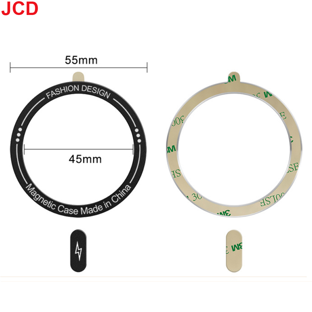 JCD 1pcs Magnetic Metal Plate Ring Metal Plate Sheet Wireless Charger Iron Sheet Sticker for Apple Magsafe Wireless Charging: Sky Blue