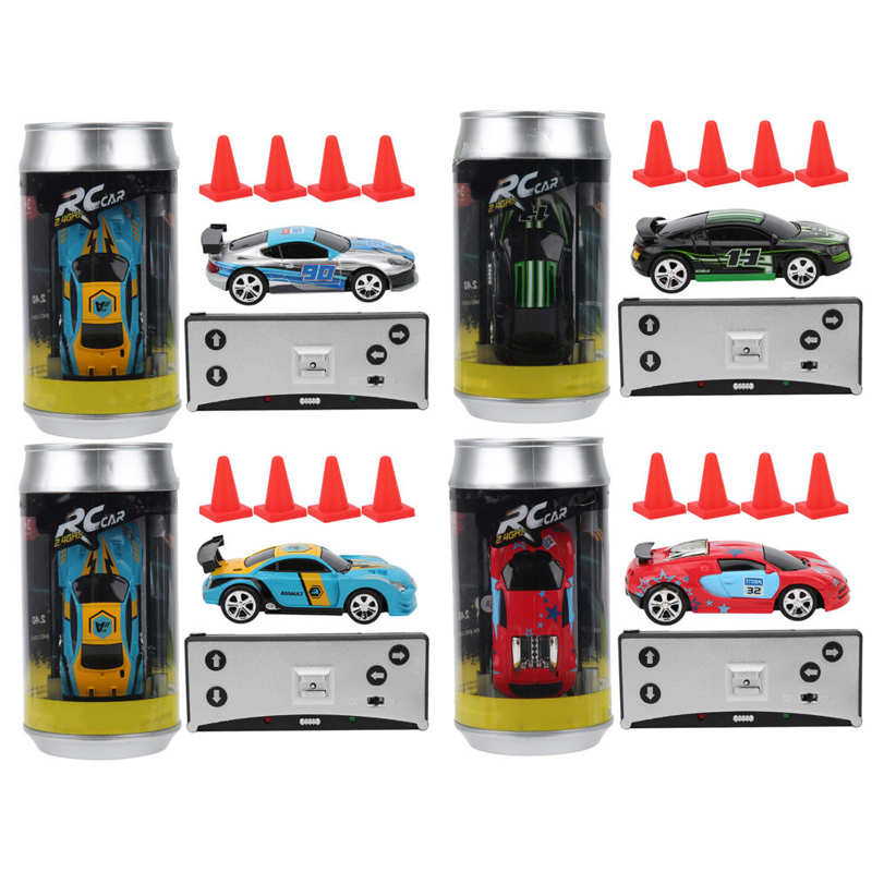 Mini Rc Auto Met Kan Box Power Inductie Vier-Weg Afstandsbediening App Dual Mode Kind Speelgoed Model Racing auto