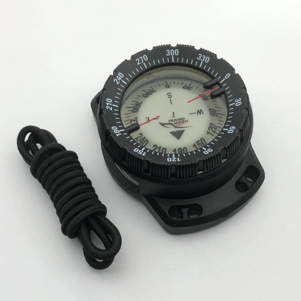 CP-992 Portable Diving Navigation Compass Triangle Pointer Convenient Reading Compact Reliable Waterproof Compass for Deepwater