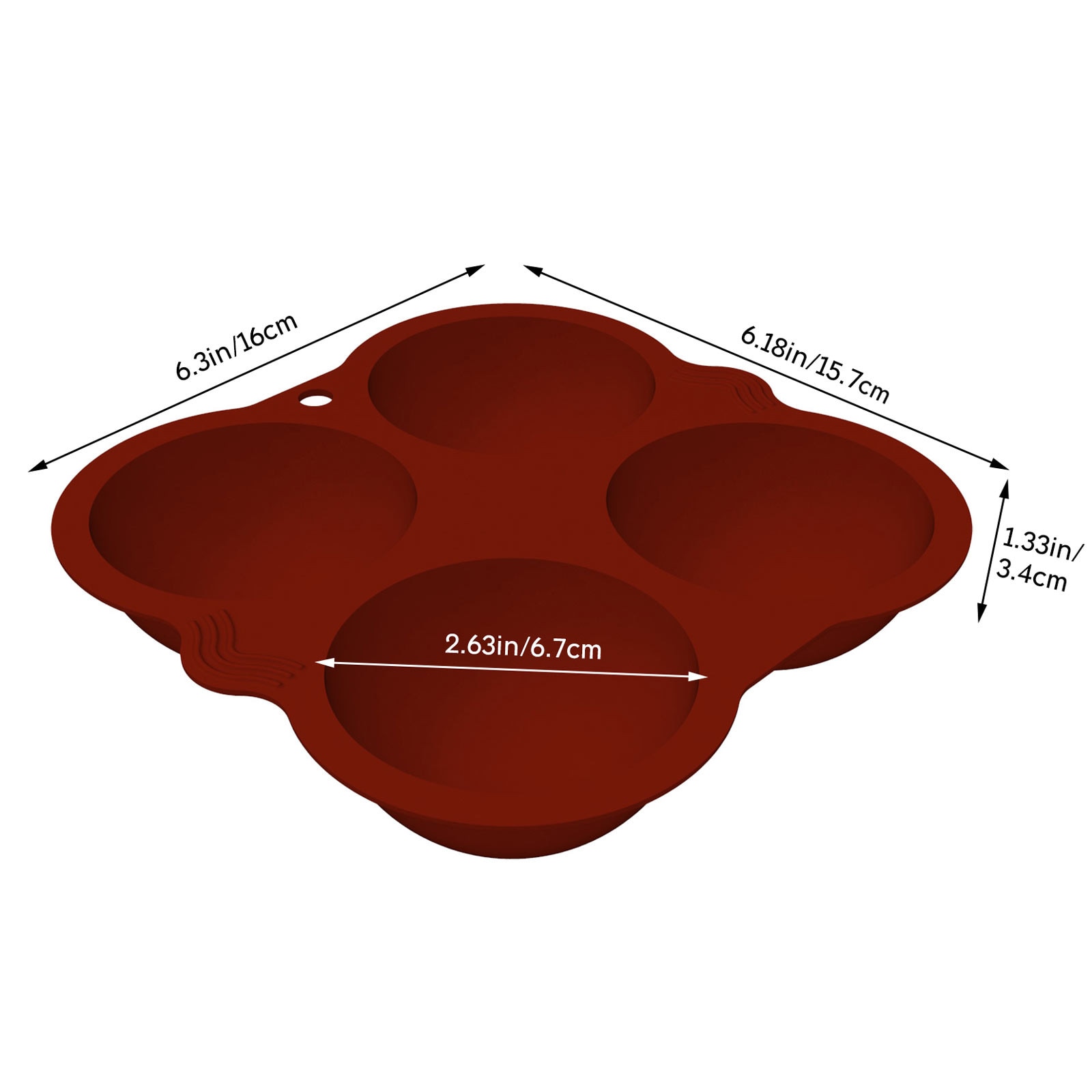Round Silicone Molds For Bombs Medium Semi Sphere Silicone Mold Baking Mold for Making Chocolate Cake Jelly Dome Mousse
