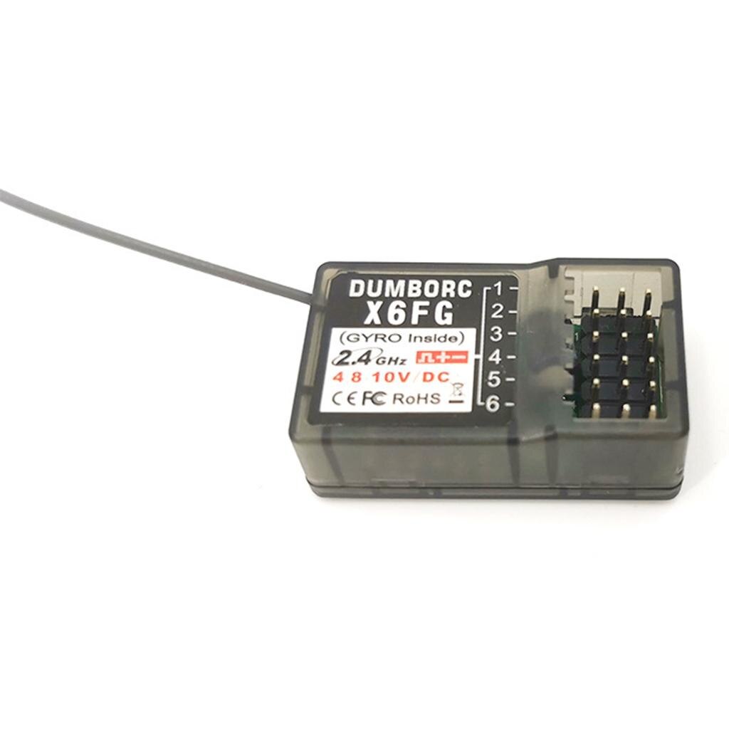 X6FG 2.4Ghz 6CH Rc Ontvanger Fhss Fail-Safe Ingebouwde Gyro Voor Rc Model Voertuigen Auto Crawler truck Buggy