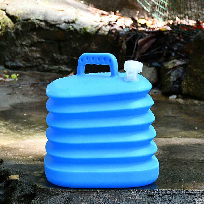 14.5L Folding Water Emmer Opvouwbare Wandelen Vissen Camping Outdoor Water Emmer Silicone Water Opslag Emmer