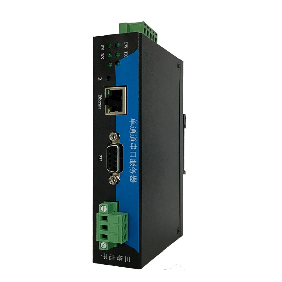 Single-channel Serial Server Industrial-grade RS232/485 to Network Port RS232/485 to Ethernet