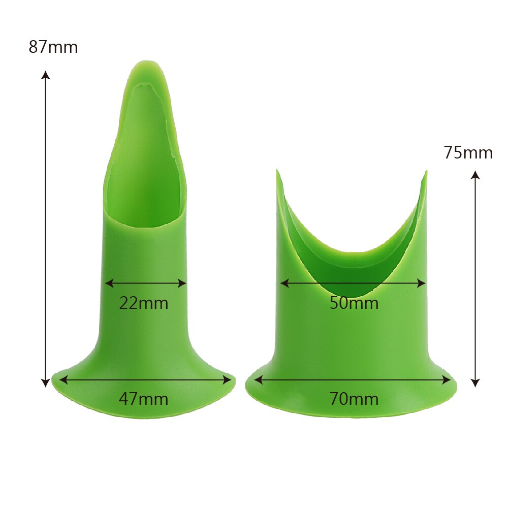 HOOMIN 2pcs/set Bell Pepper Chili Pepper Cutter Seed Remover Corer Slicer Jalapeno Corer Fruit Peeler Cooking Tools