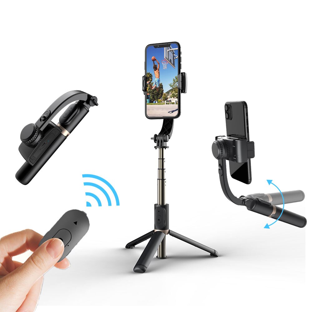 Handheld Gimbal Stabilizer Mobile Phone Bluetooth Selfie Stick Gimbal Holder Selfie Stand For iOS/Android phone